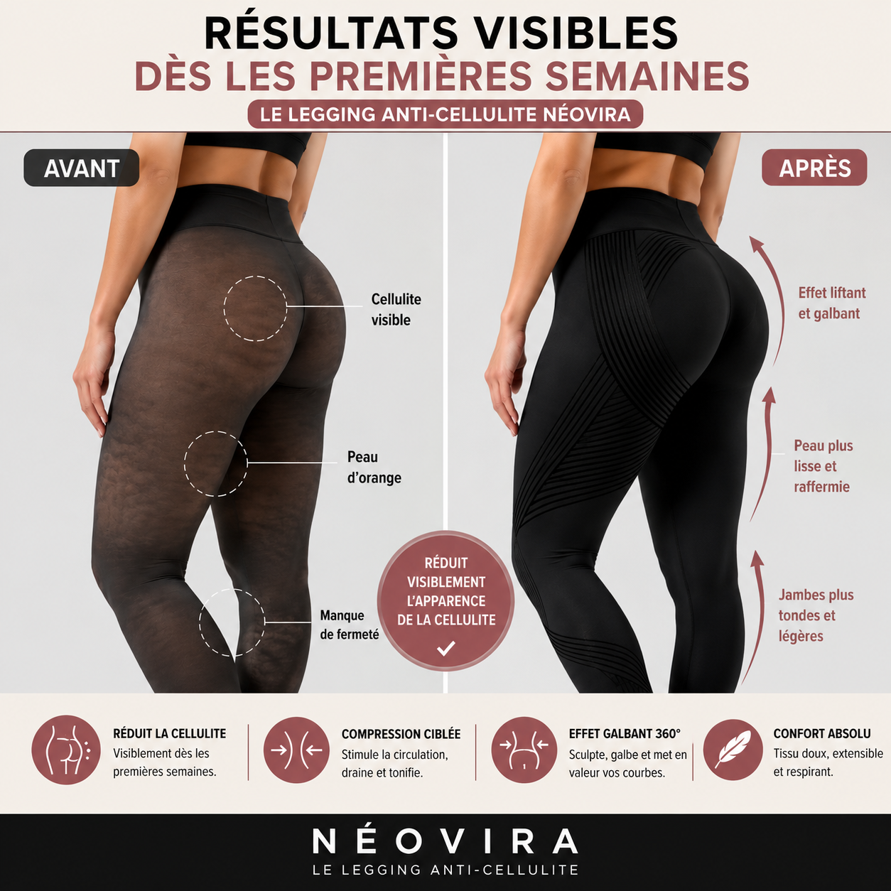 Néovira- Leggings Anti-cellulite